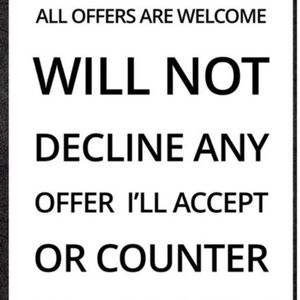 All offers welcome! 🌻🌻🌻